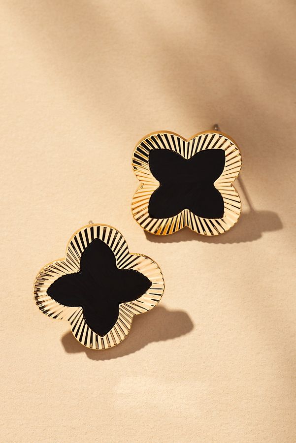 Slide View: 1: Clover Post Earrings