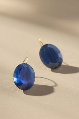 Oval Floating Earrings