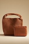 Thumbnail View 3: Antik Kraft Woven Faux-Leather Slouchy Bag