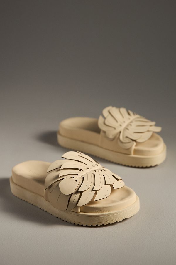 Slide View: 2: Farm Rio Monstera Slide Sandals