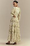 Thumbnail View 2: BHLDN Liana Printed V-Neck Long-Sleeve Maxi Dress