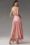 Thumbnail View 4: BHLDN Evelyn Lace V-Neck High-Low Midi Dress