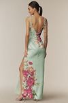 Thumbnail View 3: BHLDN Paisley 3D Embellished Side-Slit Maxi Dress