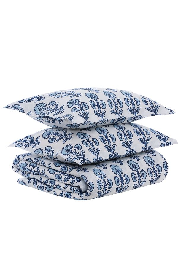 Slide View: 2: John Robshaw Ojas Indigo Duvet