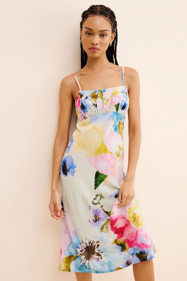 Slide View: 1: Conditions Apply Floral Slip Dress