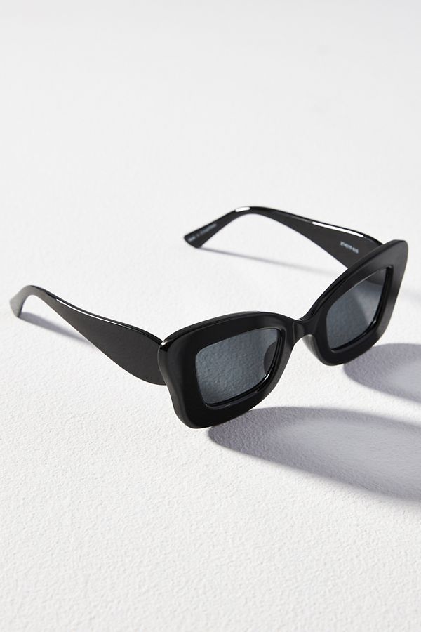 Slide View: 2: Eyeking Butter Cateye Sunglasses