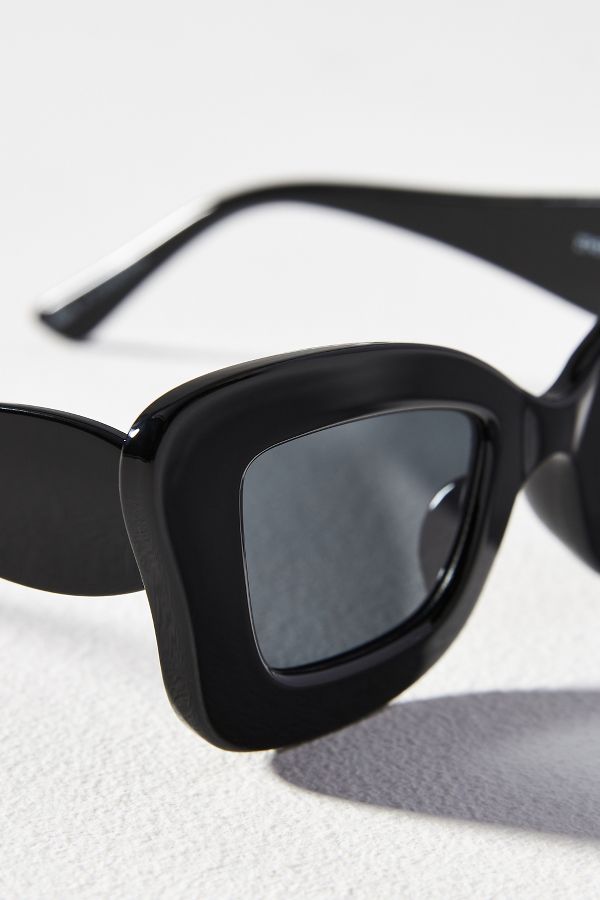 Slide View: 3: Eyeking Butter Cateye Sunglasses