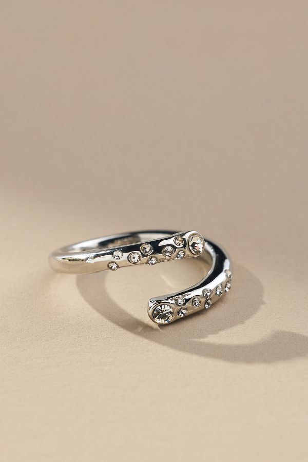 Slide View: 2: Pavé Wrap Ring