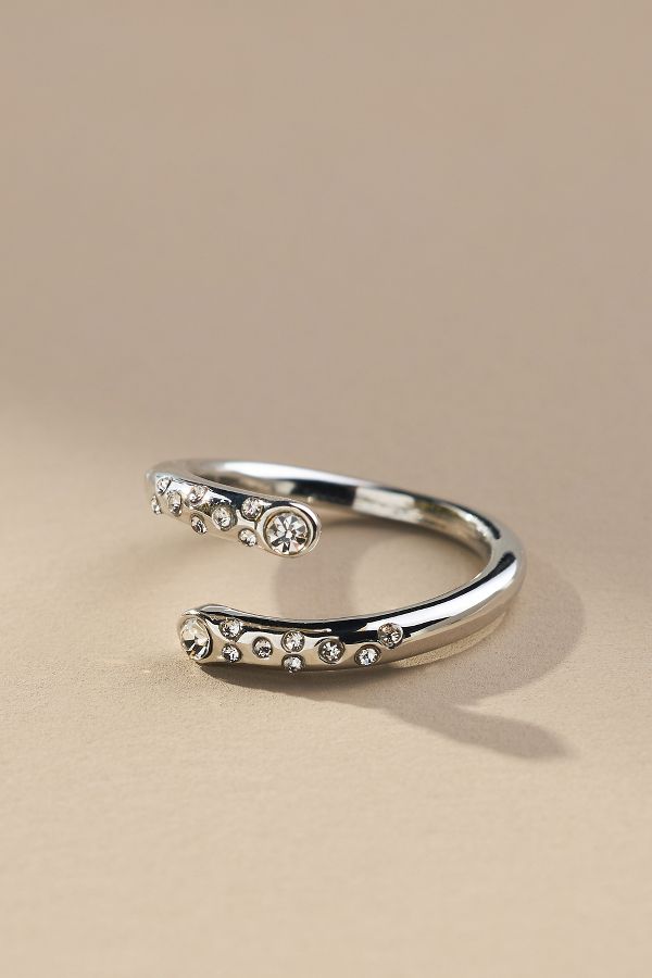 Slide View: 1: Pavé Wrap Ring