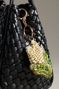 Slide View: 2: Beaded Vegetable Bag Charm