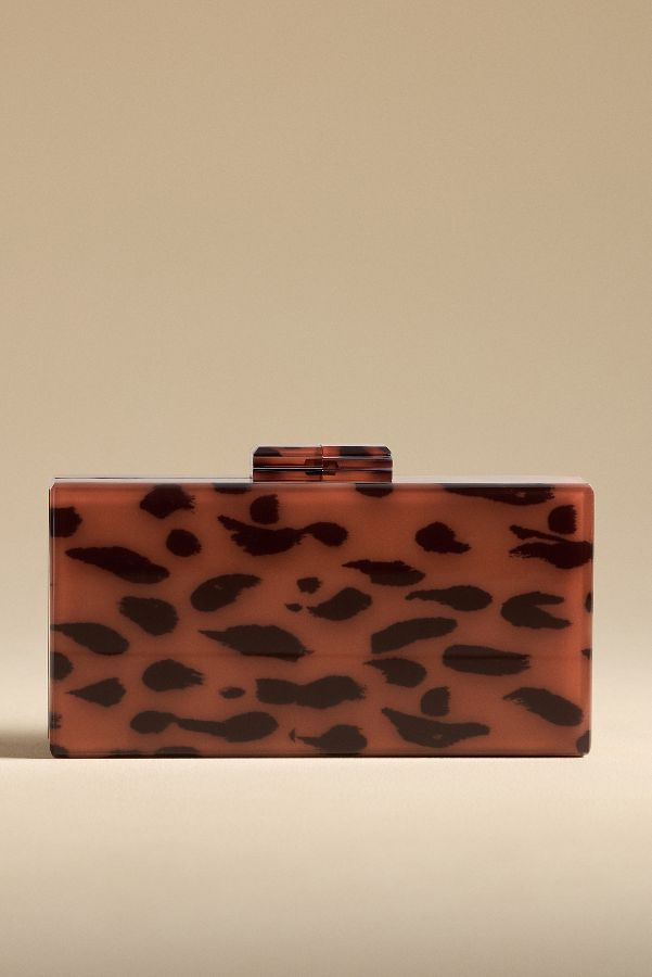 Slide View: 2: Rae of Light x Anthropologie Printed Acrylic Clutch