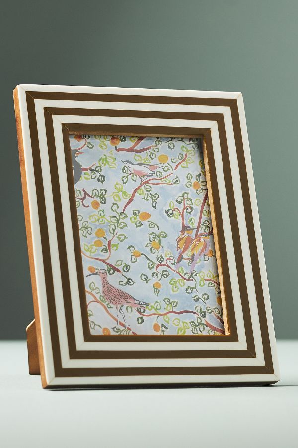 Slide View: 1: Striped Resin Frame