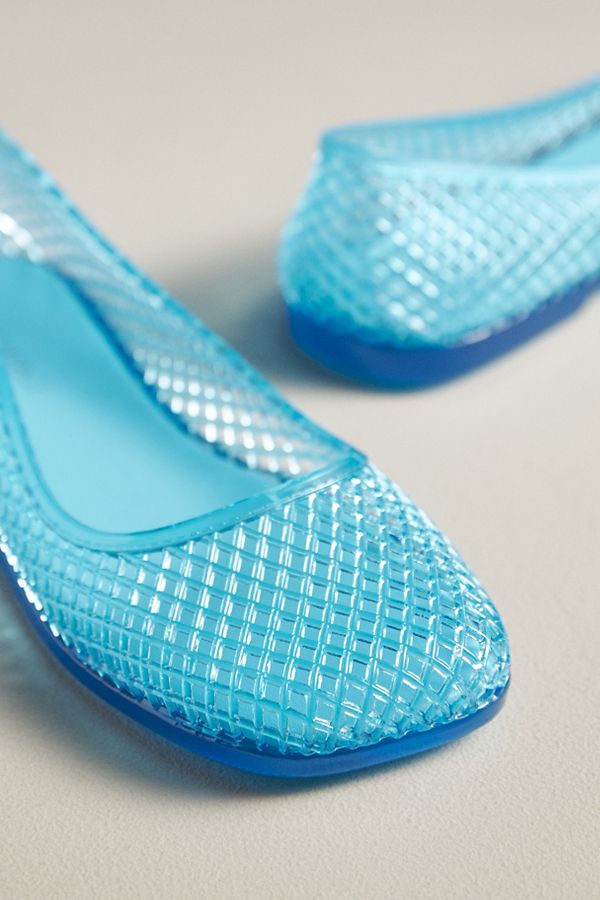 Slide View: 3: Jeffrey Campbell Day Off Jelly Ballet Flats