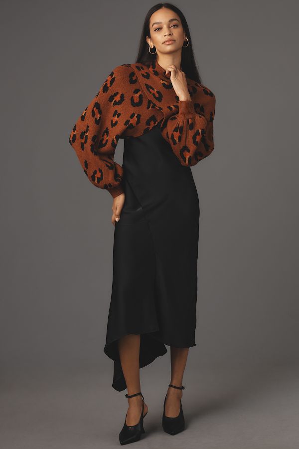 Slide View: 4: Farm Rio Animal-Print Shrug