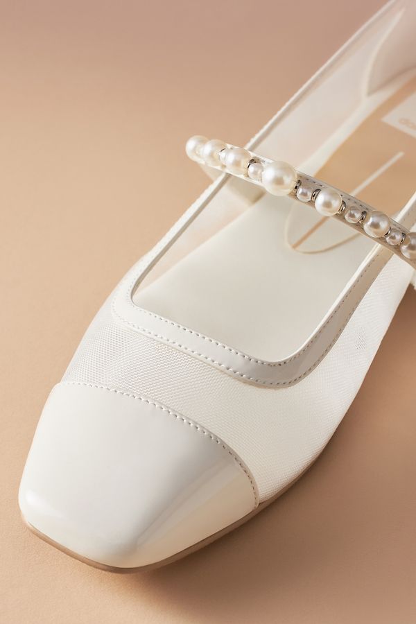 Slide View: 3: Dolce Vita Rollin Pearl Ballet Flats