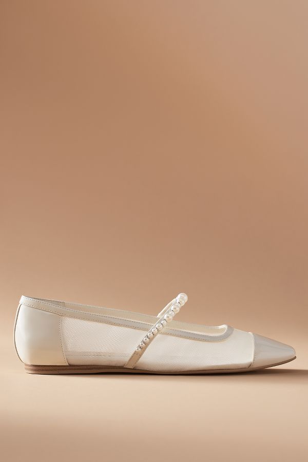 Slide View: 1: Dolce Vita Rollin Pearl Ballet Flats