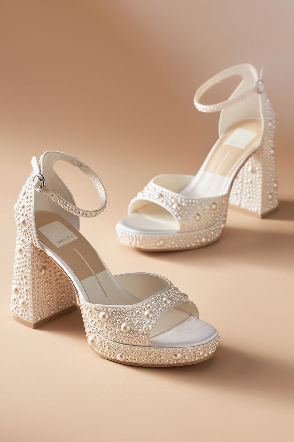 Slide View: 2: Dolce Vita Pandro Pearl Heels