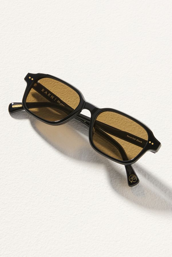 Slide View: 1: RAEN Rhyme Rectangle Sunglasses