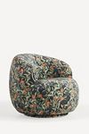 Thumbnail View 2: Cosette Lilith Velvet Swivel Chair