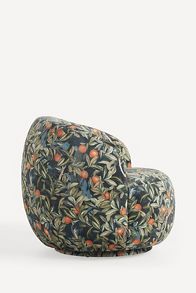 Slide View: 3: Cosette Lilith Velvet Swivel Chair