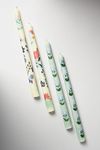 Thumbnail View 1: Franny Handpainted Taper Candles, Set of 2