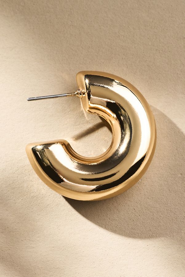 Slide View: 2: Classic Small Hoop Earrings