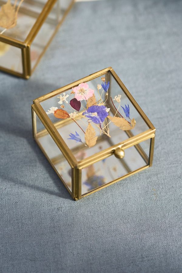 Slide View: 3: Pressed Floral Box