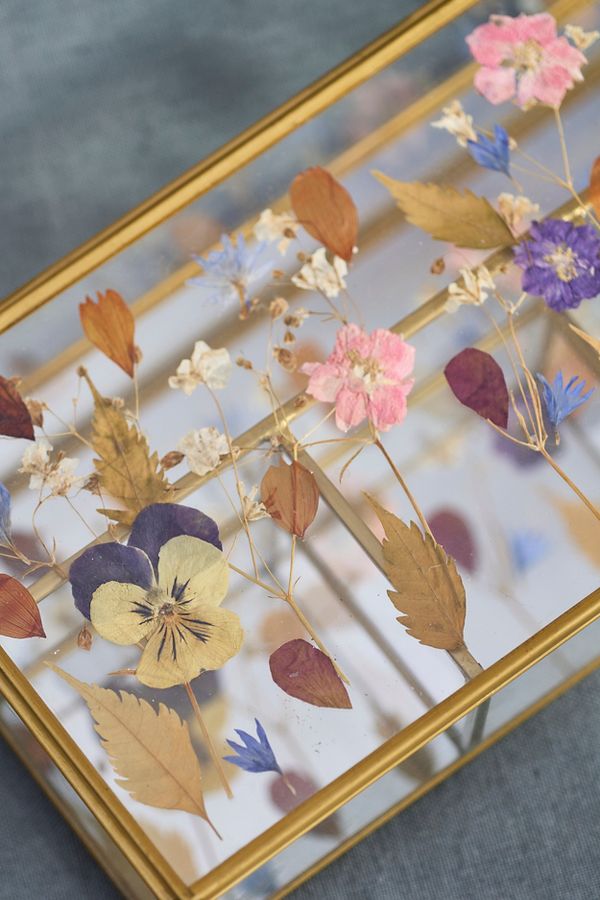 Slide View: 5: Pressed Floral Box