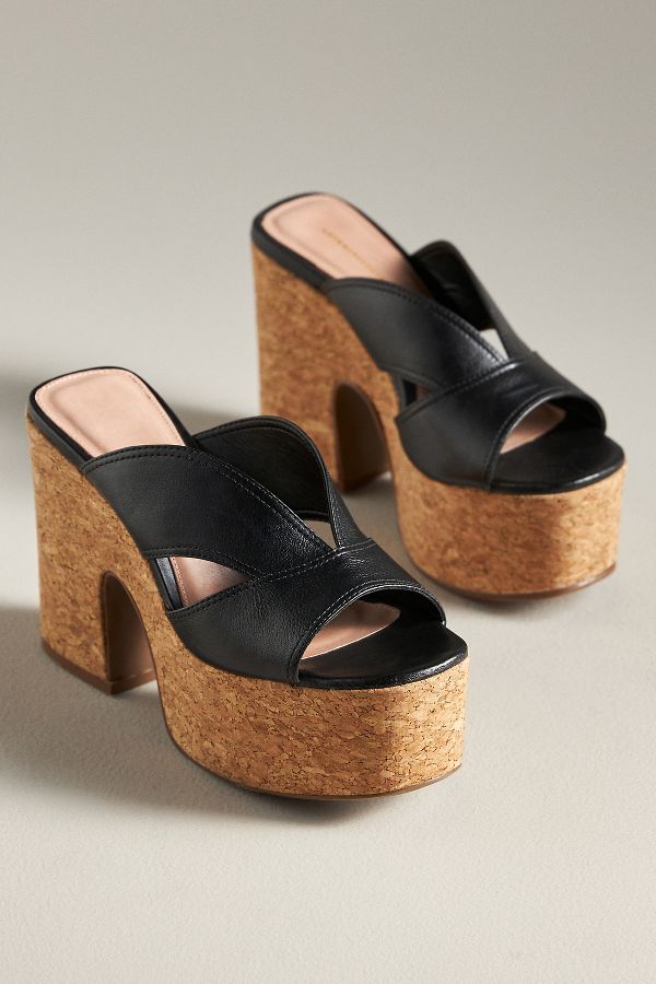 Slide View: 2: By Anthropologie Platform Heels