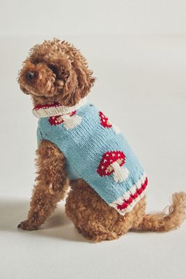 Hand-Knit Chilly Dog Pet Sweater