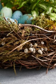 Slide View: 3: Botanical Arch Handle Basket