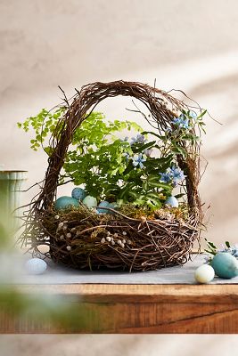 Botanical Arch Handle Basket