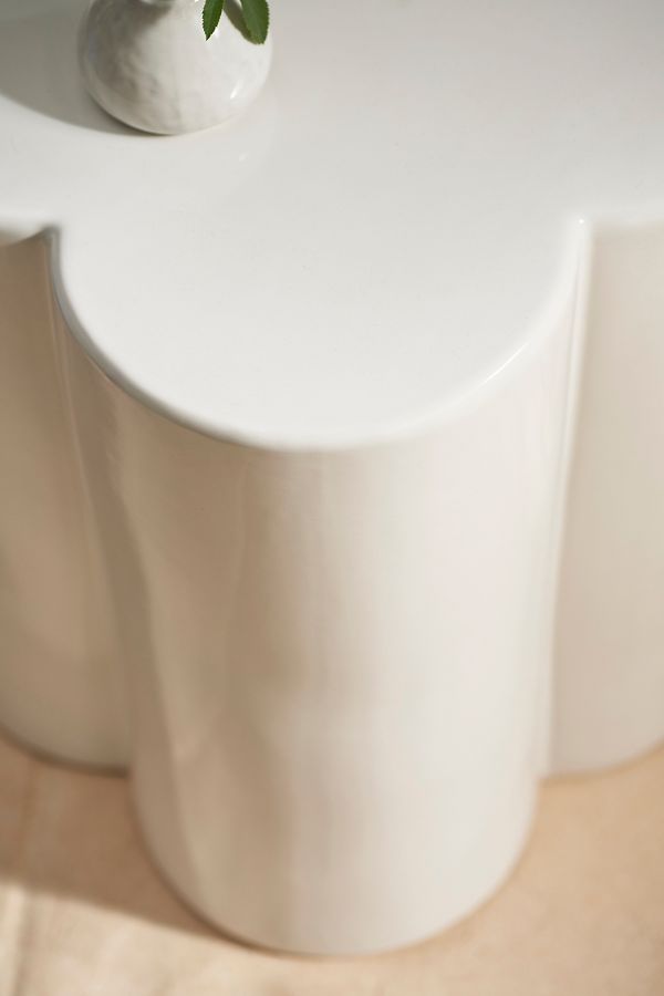 Slide View: 2: Clover Ceramic Stool