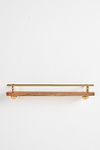 Thumbnail View 2: Aldina Acacia Wood & Brass Shelf