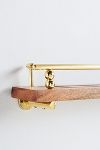 Thumbnail View 3: Aldina Acacia Wood & Brass Shelf