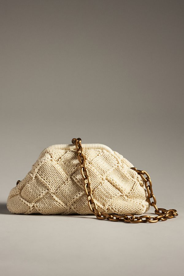 Slide View: 2: Noam Hazan Jade Woven Clutch