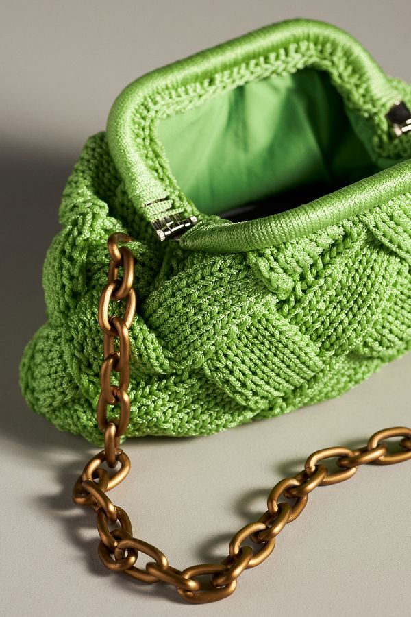 Slide View: 3: Noam Hazan Jade Woven Clutch