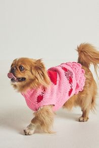 Slide View: 1: Valentine's Day Heart Pet Sweater