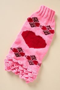 Slide View: 4: Valentine's Day Heart Pet Sweater