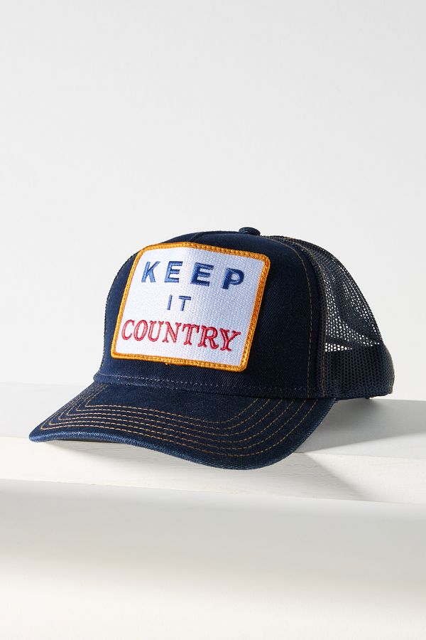 Slide View: 1: Friday Feelin Keep It Country Trucker Hat