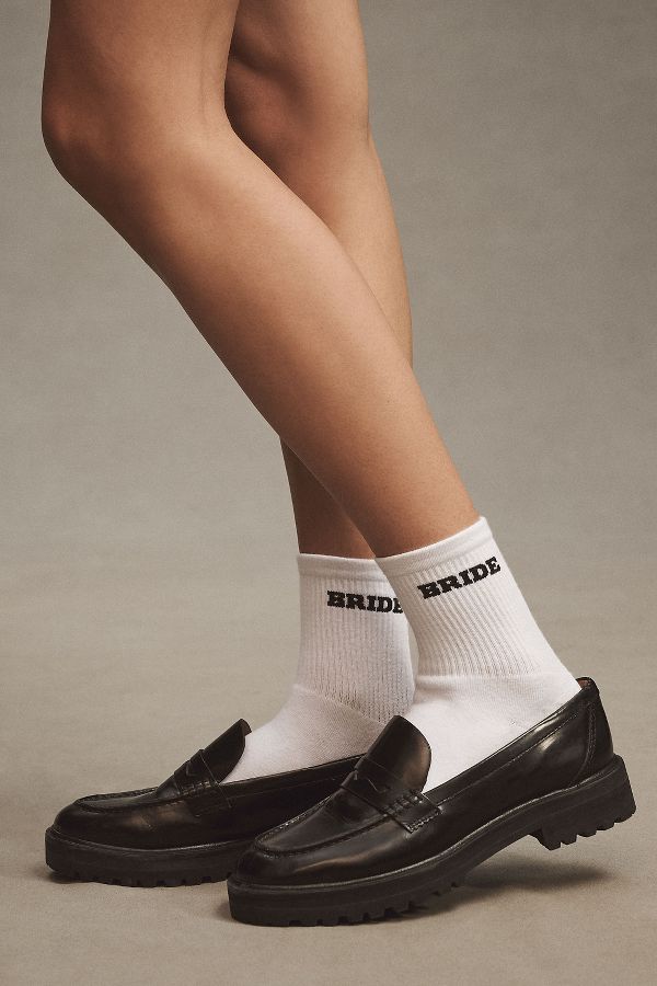 Slide View: 2: BRIDEMERCH Bride Crew Socks