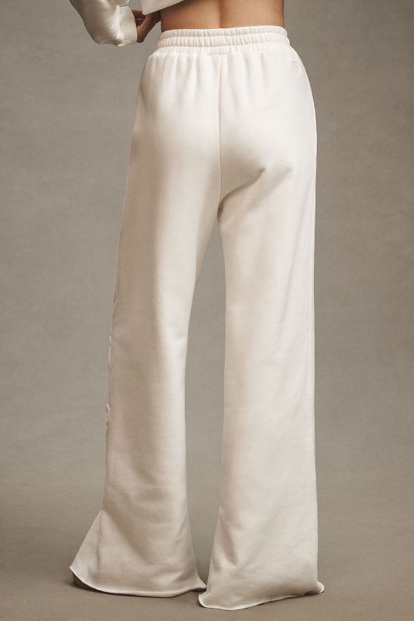 Slide View: 3: BRIDEMERCH Bride Wide-Leg Slit Sweatpants