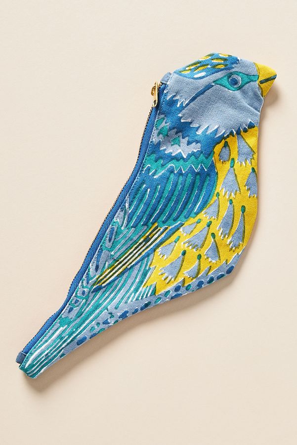 Slide View: 2: East End Press Bird Pencil Pouch