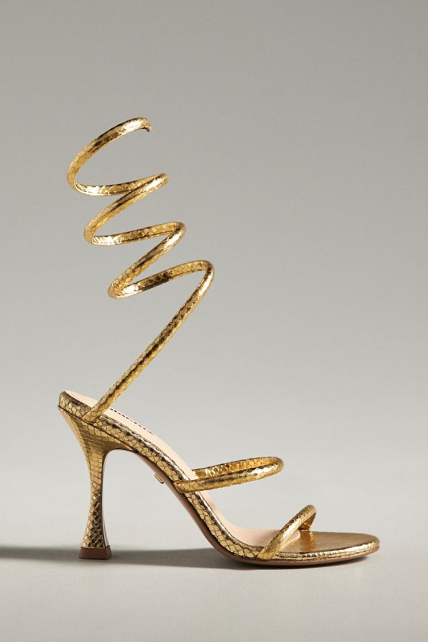 Slide View: 1: Lola Cruz Greta Heeled Sandals