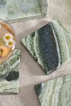 Thumbnail View 2: Green Marble Coasters, Set of 4