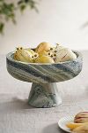 Thumbnail View 4: Green Marble Footed Serving Bowl