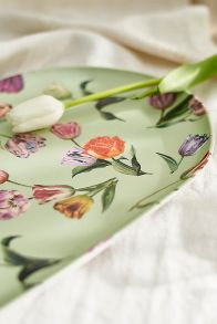 Slide View: 2: By Hope Floral Melamine Serving Platter