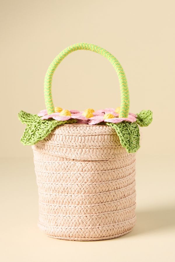 Slide View: 1: Meri Meri Kids' Flower Pot Basket