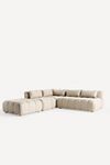 Thumbnail View 1: Kora Tufted Performance Woven Modular Armless Chair