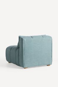 Slide View: 4: Kora Tufted Performance Woven Modular Armless Chair